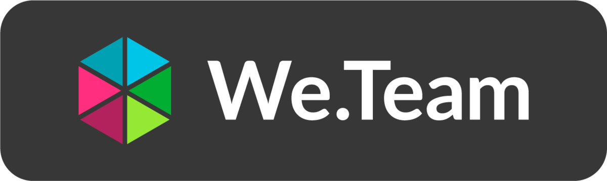 [Translate to Englisch:] We.Team logo high contrast